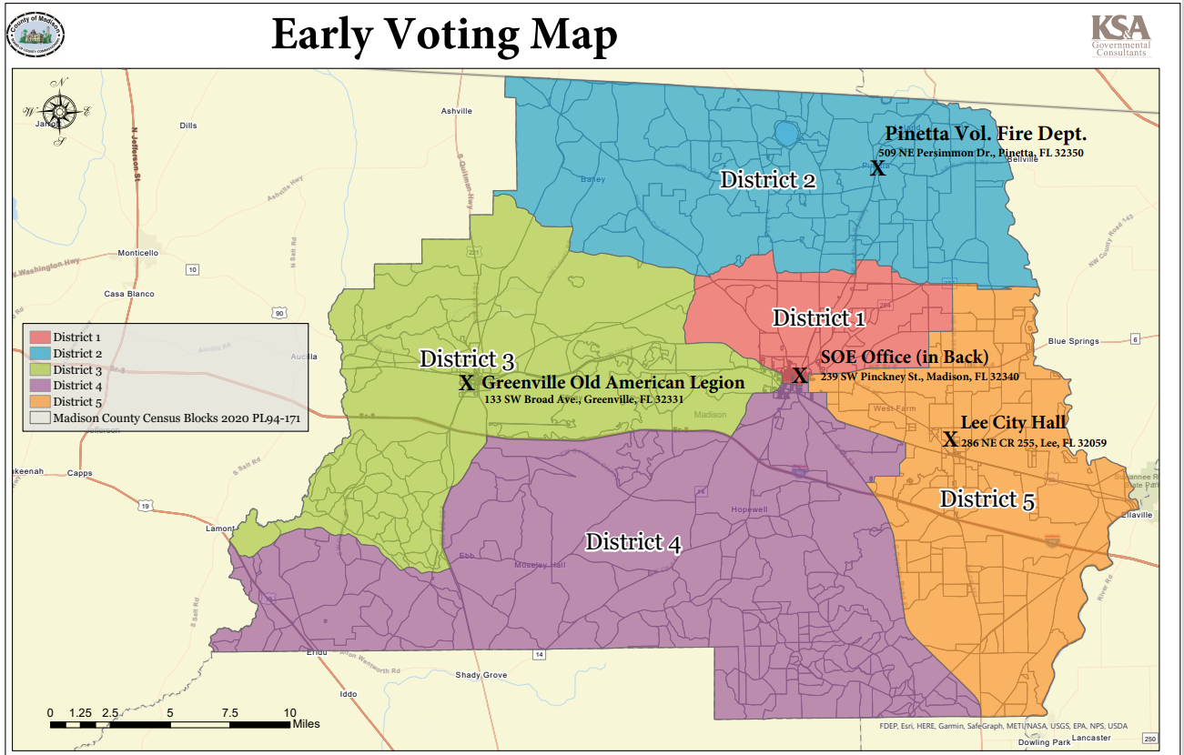 Early Voting Sites Map Updated Aug 2023